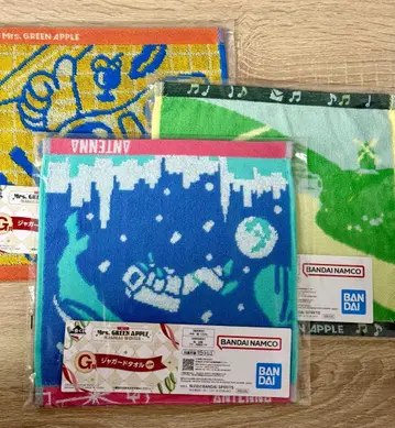 미세스 그린애플 미세스 제일복권 G상 자카드 타월 3개