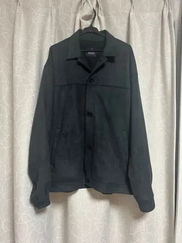 새상품급 나노 유니버스 페이크 스웨이드 블루종