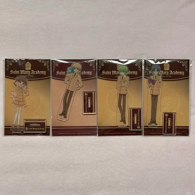 꿈빛파티시엘 교복 아크릴 스탠드 개별 판매