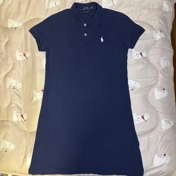 폴로 랄프로렌 반팔 원피스 네이비