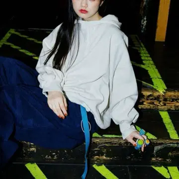 니코앤드 MODE NORM CORE 쭈리 하프 지퍼 후드티