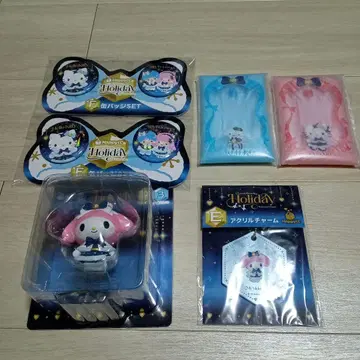 산리오 해피 복권 6개 세트 마이멜로디 피규어 외