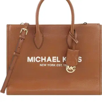 MICHAEL KORS 브라운 토트백