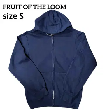 FRUIT OF THE LOOM 풀 집업 후드티 size S