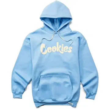 Cookies 후드티 스카이블루
