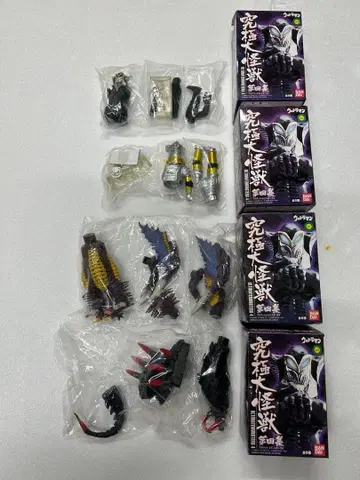 반다이 울트라맨 궁극 대괴수 제4집 4개 세트