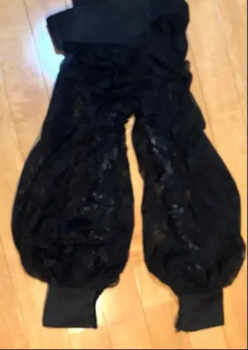 hyde 착용 ifsixwasnine 레이스 벌룬 팬츠 라르크