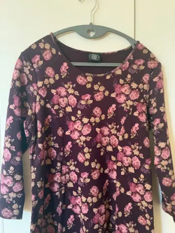 [ 당일 배송 ] 로라 애슐리 꽃무늬 롱 티셔츠 원피스