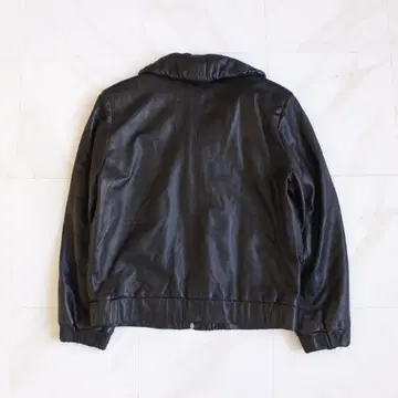 RUFUS 이탈리아 가죽 자켓 자수 블랙 양가죽