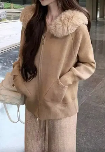 퍼 부착 지퍼 후드티 XL