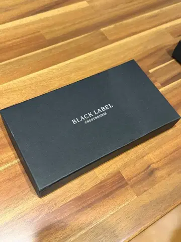 BLACK LABEL 장지갑 블랙