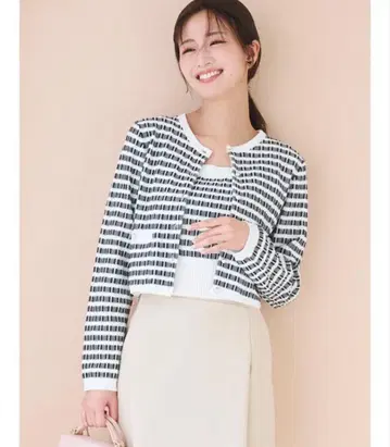 셀포드 celford 전개 니트 앙상블 보더 셋업