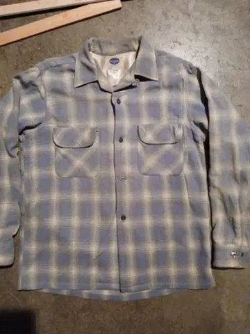 50s 필그림 프리그림 보드 셔츠 옴브레 체크