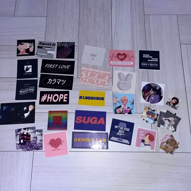 일괄 방탄소년단 방탄 비공굿 스티커