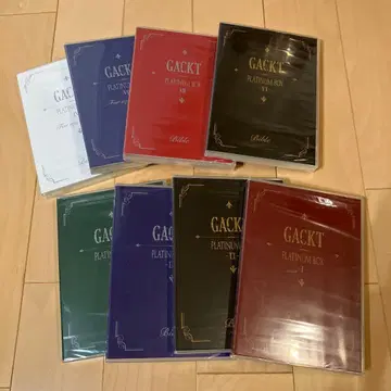 GACKT PLATINUM BOX 염가판 DVD 세트 미개봉