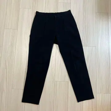 10YC M's 테이퍼드 헤비 치노 팬츠 XL 블랙