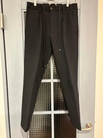 Briglia 1949 블랙 가을/겨울 이지 팬츠 42