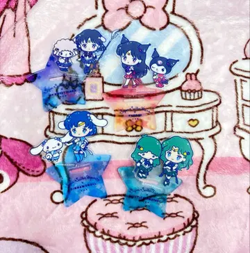 구하기 어려움 레어 세일러문 x 산리오 아크릴 스탠드