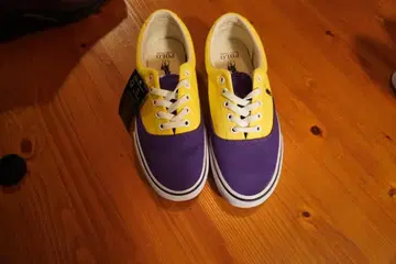 POLO 스니커즈 보라색/노랑