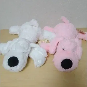 강아지 루크 (주)오스트 화이트 & 핑크 2세트 종이 택 포함