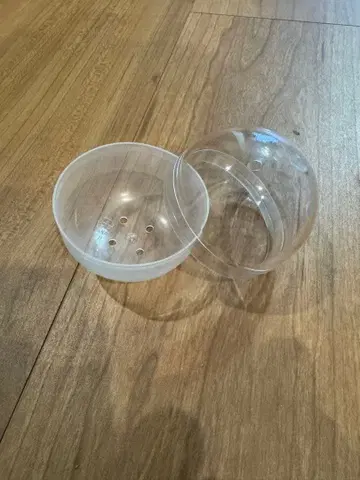 [ 새상품 ] 가챠가챠용 빈 캡슐 90개 투명