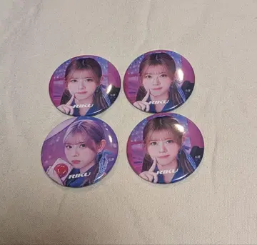 RIKU 캔뱃지 4개 세트