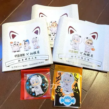 고죠 사토루 미니 캐릭터 아크릴 스탠드 캔뱃지 말큐브 [ 주술회전 ]