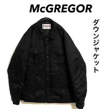 McGREGOR 다운 자켓 셔츠 자켓 블랙