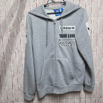 adidas YARD LOOK 후드티 그레이