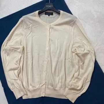 untitled 가디건 48 빅 사이즈 아이보리 언타이틀