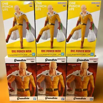 [원펀맨] 사이타마 grandista 쇼핑 피규어 6체 세트
