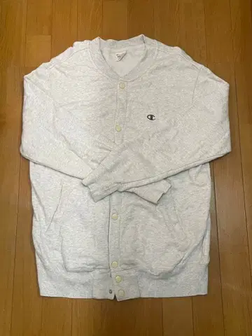 Champion 가디건 라이트 그레이 L 사이즈