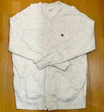 Champion 가디건 라이트 그레이 L 사이즈