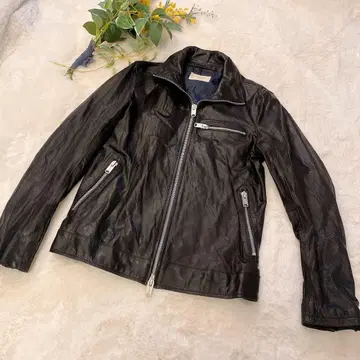 새상품급 남성용 M 프리즈샵 양가죽 라이더 가죽 자켓