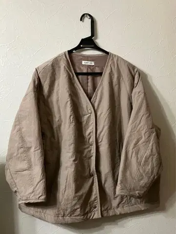 BI ABBEY DAYS 노카라 자켓 핑크 그레이지 미사용품