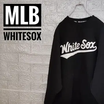 MLB 시카고 화이트삭스 WhiteSox 구제 맨투맨 트레이닝복 블랙 M