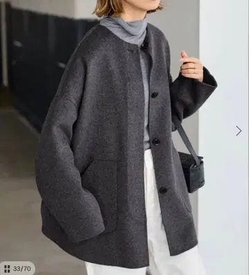 [ FRAMeWORK ] 해밀턴 리버 크루넥 코트