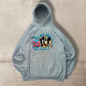 Walt Disney World 2010 미키 후드티 2XL 오버 사이즈
