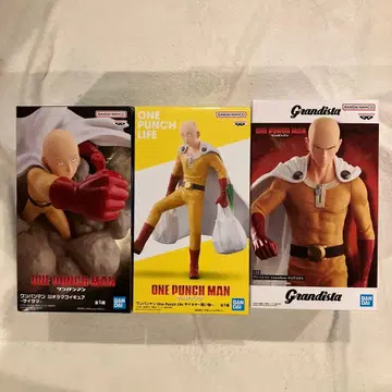 원펀맨 사이타마 피규어 3체 세트