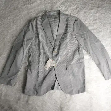 [택 포함] 감동 자켓 스트라이프 테일러드 자켓 그레이 L 남성용