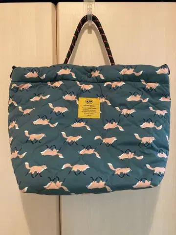 KIU and Bleu Bleuet 여우 패턴 토트백 2WAY 미사용