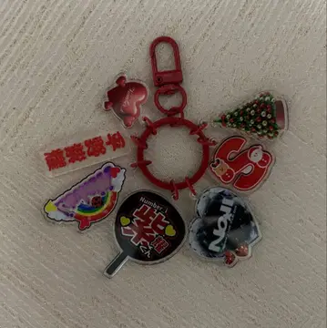 Number_i 히라노 쇼 키링 참 미니 부채 명찰