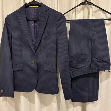 ORIHICA 네이비 스트라이프 여성 수트 5호