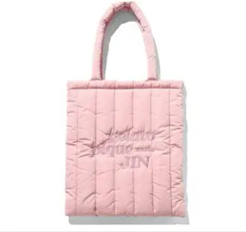 BTS 진 젤라또피케 토트백 핑크