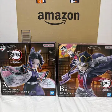 귀멸의 칼날 피규어 A상 B상 세트 코쵸우 시노부. 도우마