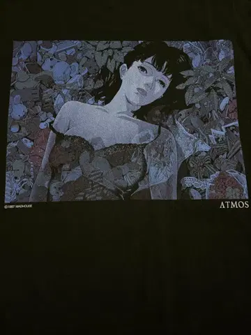 PERFECT BLUE x atmos T-shirt 1 BLACK XL