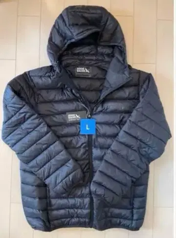 Eddie Bauer 후드 부착 다운 자켓 L 블랙