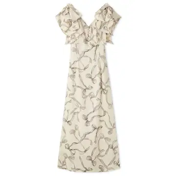 리본 슬리브 디자인 원피스 0 LBEG SNIDEL