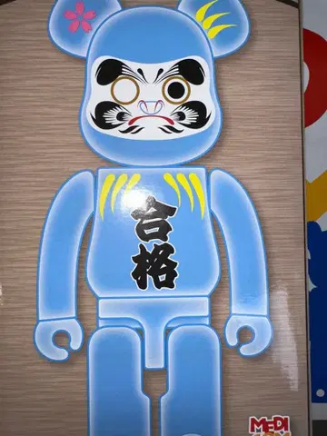 BE@RBRICK 달마 합격 파랑 축광 400%