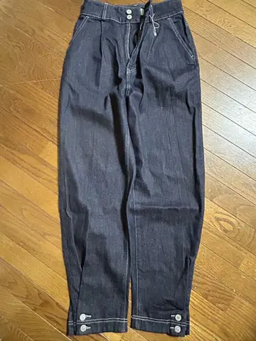 AZUL 다크 데님 와이드 팬츠